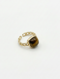 Honey Ember Chain Ring