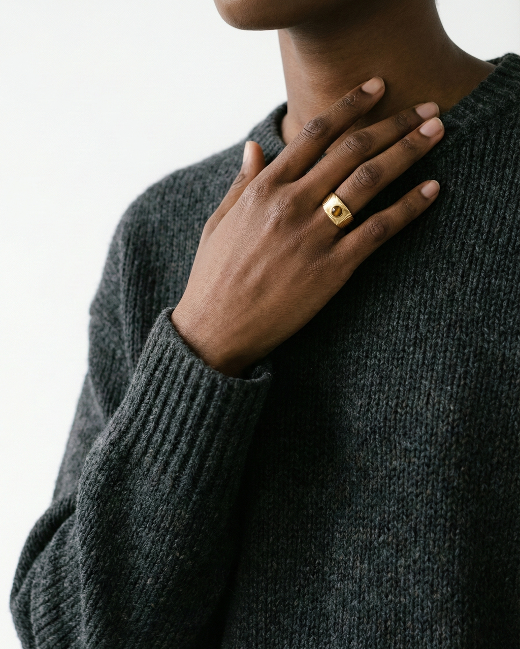 Earthmark Stone Ring