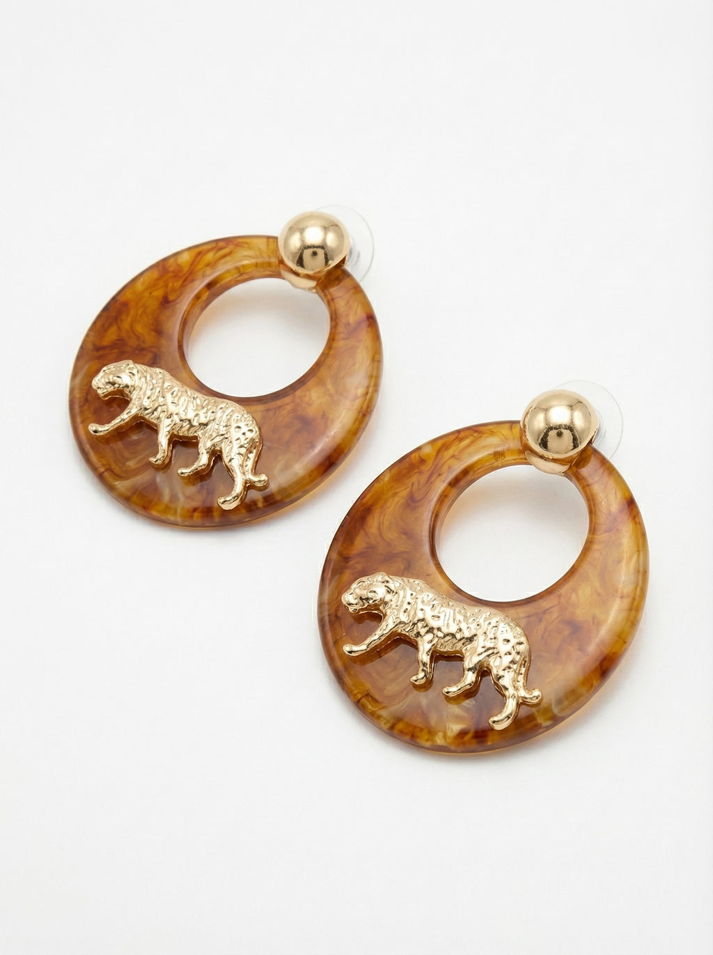 Embergrain Hoop Studs