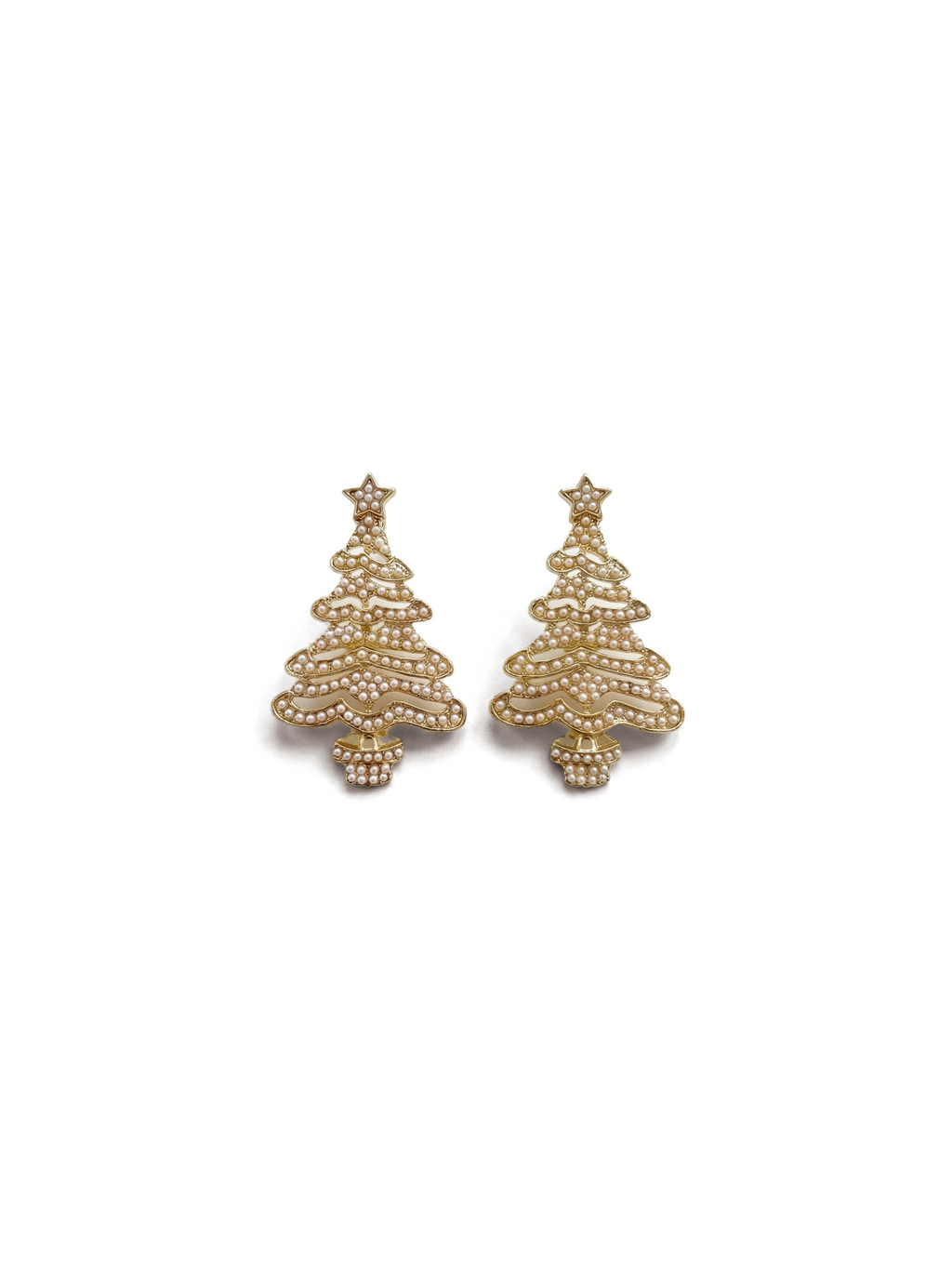 Pearled Evergreen Earrings