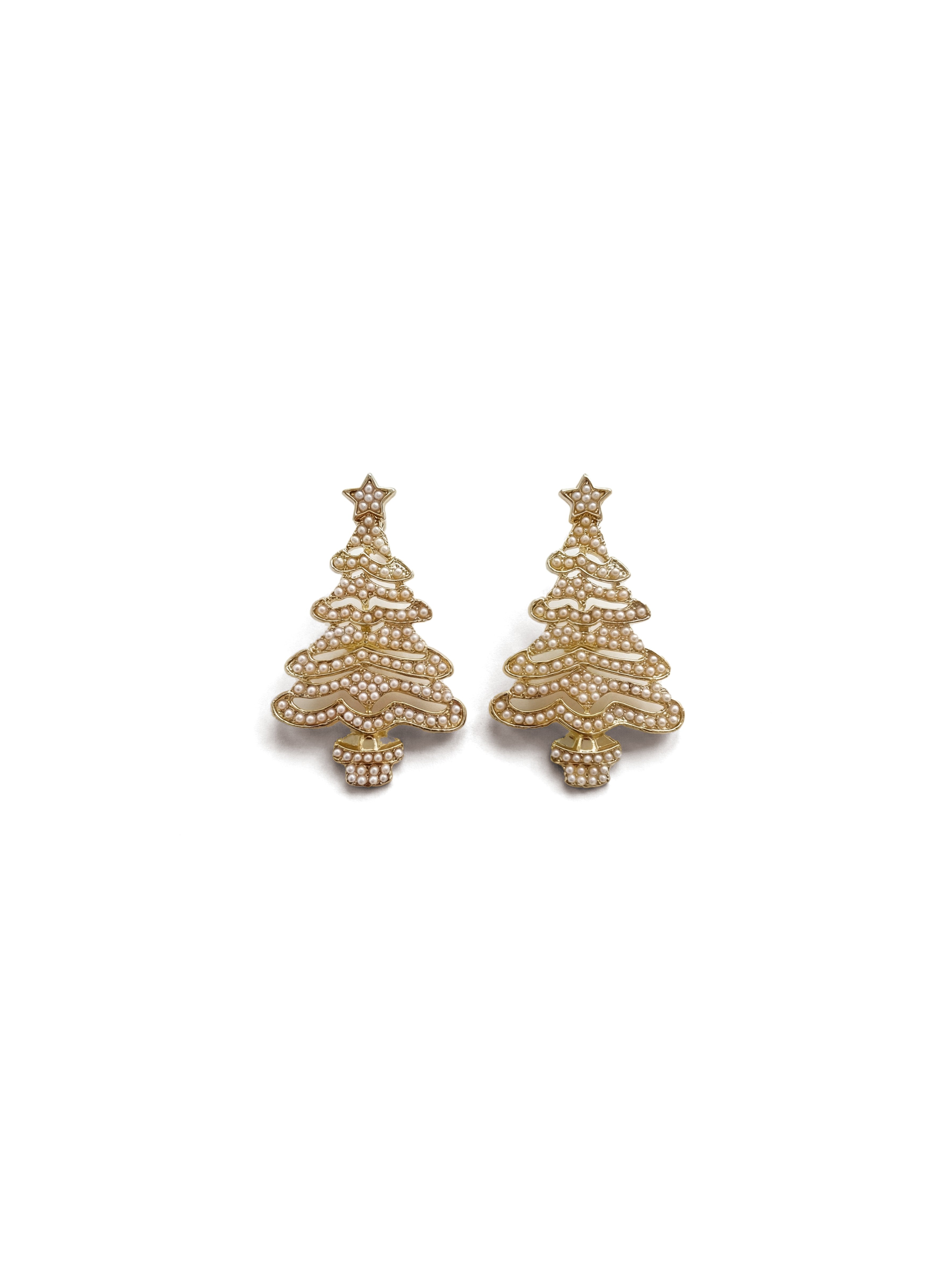 Pearled Evergreen Earrings